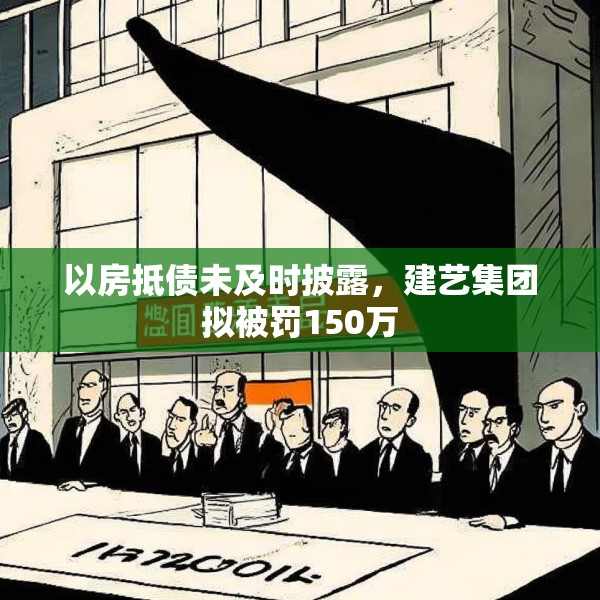 以房抵债未及时披露，建艺集团拟被罚150万