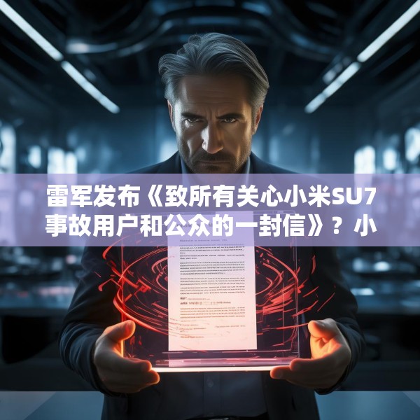 雷军发布《致所有关心小米SU7事故用户和公众的一封信》？小米：假的