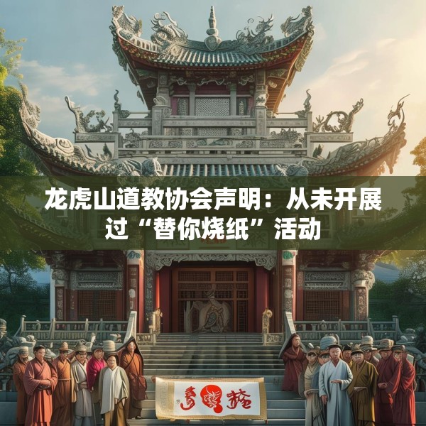 龙虎山道教协会声明：从未开展过“替你烧纸”活动