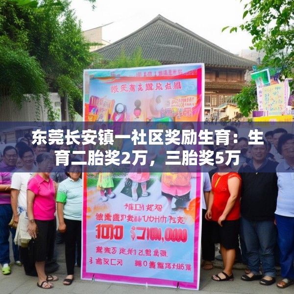 东莞长安镇一社区奖励生育：生育二胎奖2万，三胎奖5万