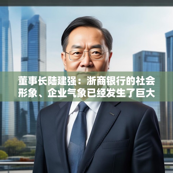 董事长陆建强：浙商银行的社会形象、企业气象已经发生了巨大的变化