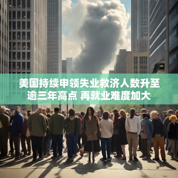 美国持续申领失业救济人数升至逾三年高点 再就业难度加大