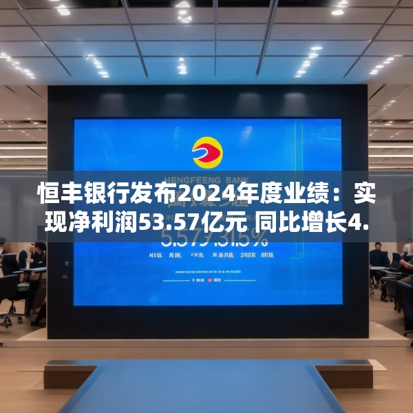 恒丰银行发布2024年度业绩：实现净利润53.57亿元 同比增长4.3%