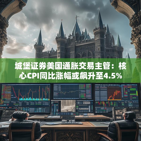 城堡证券美国通胀交易主管：核心CPI同比涨幅或飙升至4.5%