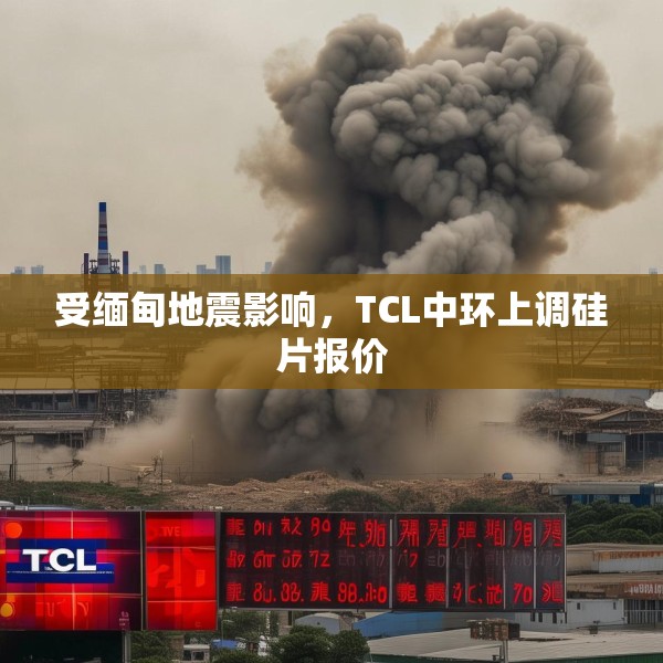 受缅甸地震影响，TCL中环上调硅片报价