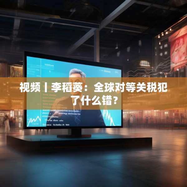 视频丨李稻葵：全球对等关税犯了什么错？