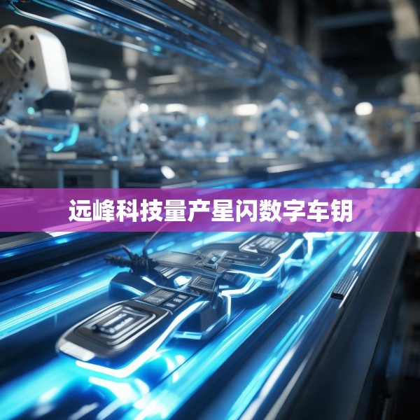 远峰科技量产星闪数字车钥