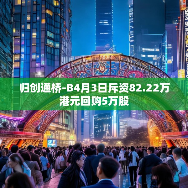 归创通桥-B4月3日斥资82.22万港元回购5万股