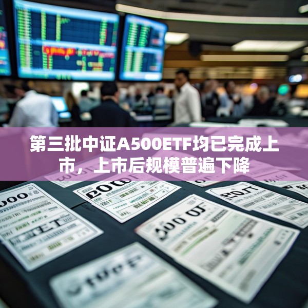 第三批中证A500ETF均已完成上市，上市后规模普遍下降