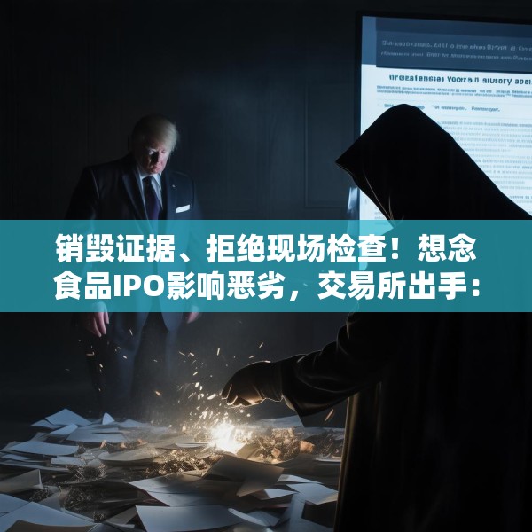 销毁证据、拒绝现场检查！想念食品IPO影响恶劣，交易所出手：5年内禁止申报