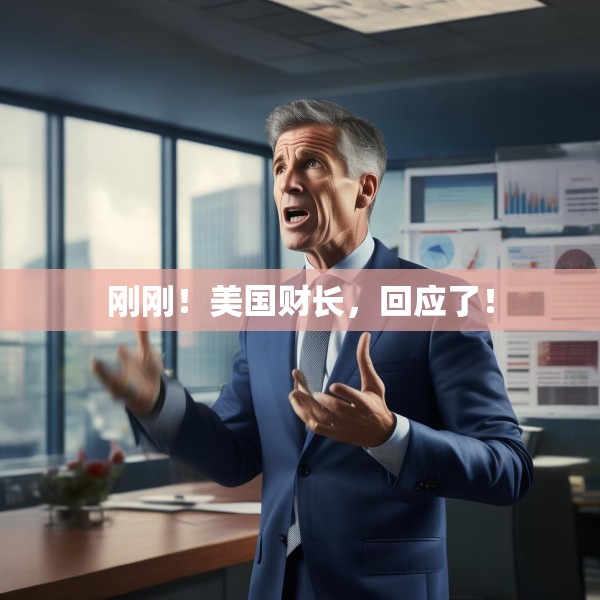 刚刚！美国财长，回应了！