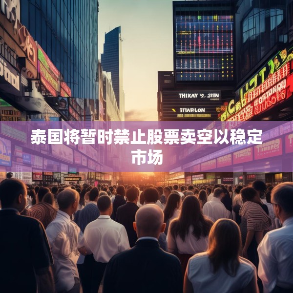 泰国将暂时禁止股票卖空以稳定市场