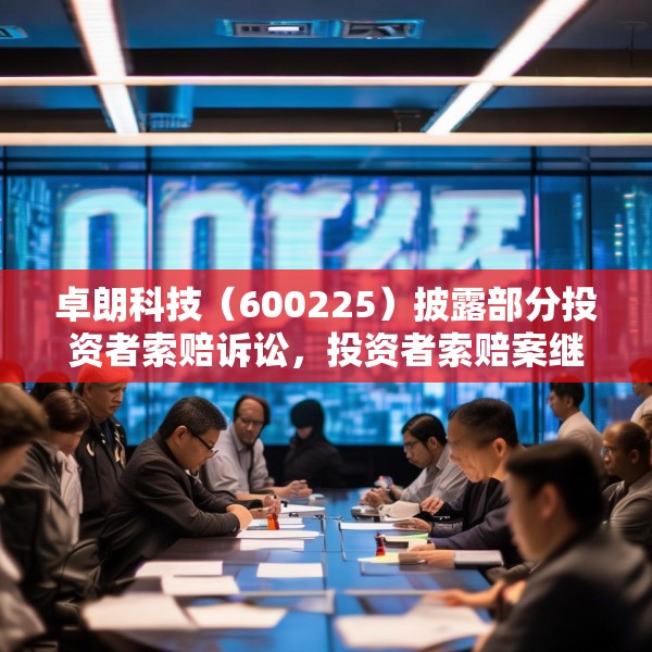 卓朗科技（600225）披露部分投资者索赔诉讼，投资者索赔案继续推进