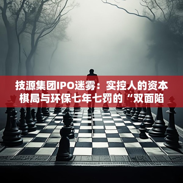 技源集团IPO迷雾：实控人的资本棋局与环保七年七罚的“双面陷阱”