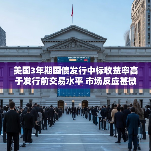 美国3年期国债发行中标收益率高于发行前交易水平 市场反应甚微