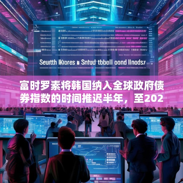 富时罗素将韩国纳入全球政府债券指数的时间推迟半年，至2026年4月