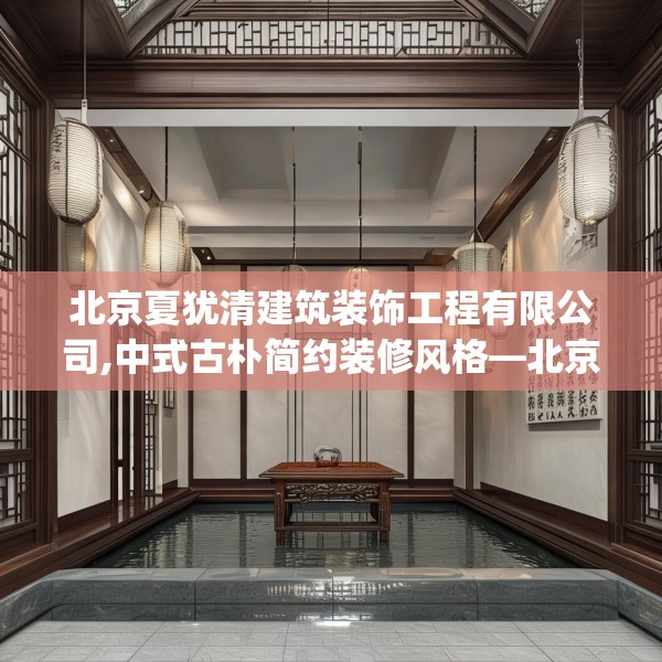 北京夏犹清建筑装饰工程有限公司,中式古朴简约装修风格—北京夏犹清建筑装饰工程有限公司314.a190b191c194fgy.201wew
