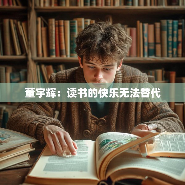 董宇辉：读书的快乐无法替代