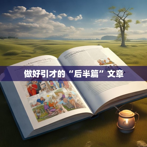 做好引才的“后半篇”文章