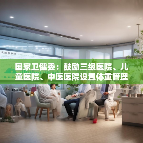 国家卫健委：鼓励三级医院、儿童医院、中医医院设置体重管理门诊