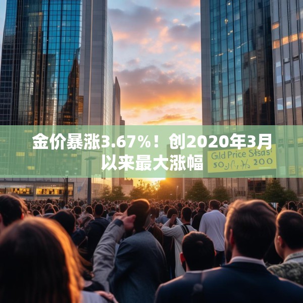 金价暴涨3.67%！创2020年3月以来最大涨幅