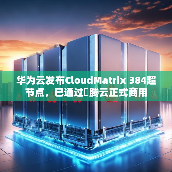 华为云发布CloudMatrix 384超节点，已通过昇腾云正式商用