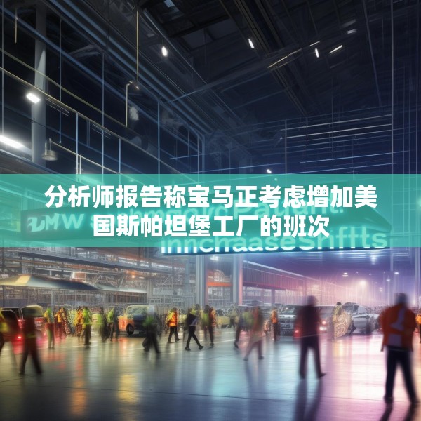 分析师报告称宝马正考虑增加美国斯帕坦堡工厂的班次