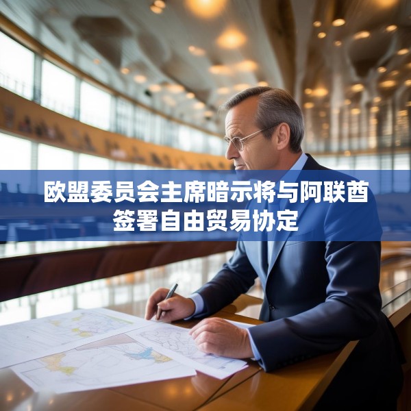 欧盟委员会主席暗示将与阿联酋签署自由贸易协定