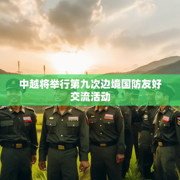 中越将举行第九次边境国防友好交流活动