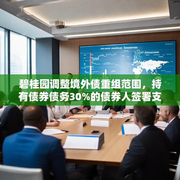 碧桂园调整境外债重组范围，持有债券债务30%的债券人签署支持协议