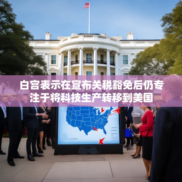 白宫表示在宣布关税豁免后仍专注于将科技生产转移到美国