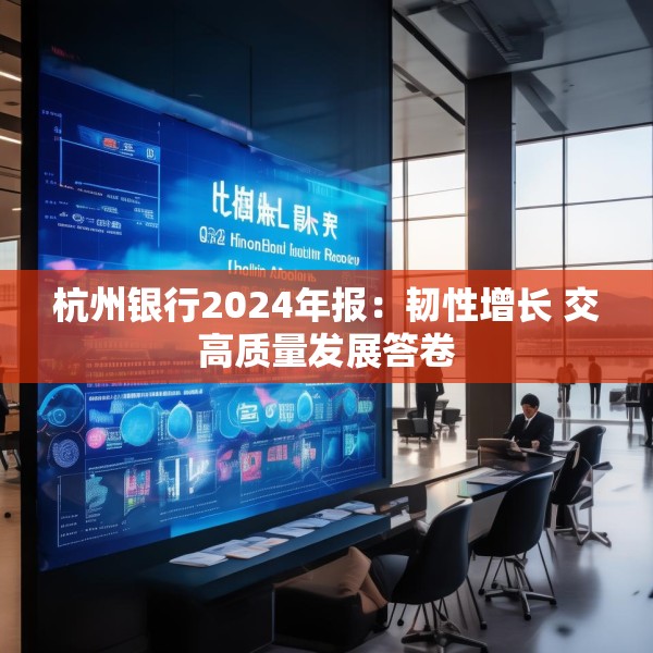 杭州银行2024年报：韧性增长 交高质量发展答卷