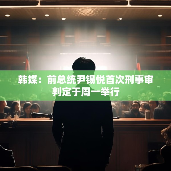 韩媒：前总统尹锡悦首次刑事审判定于周一举行