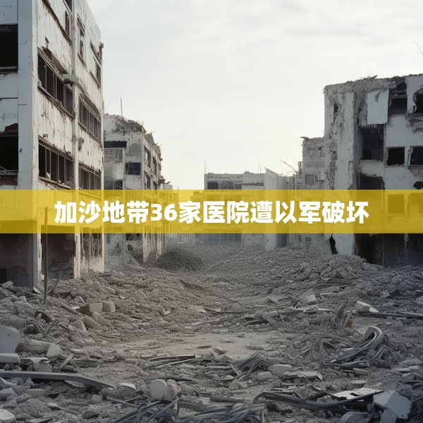 加沙地带36家医院遭以军破坏