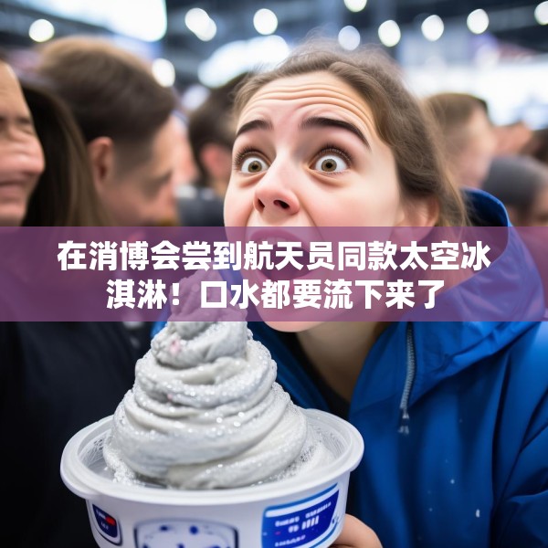 在消博会尝到航天员同款太空冰淇淋！口水都要流下来了