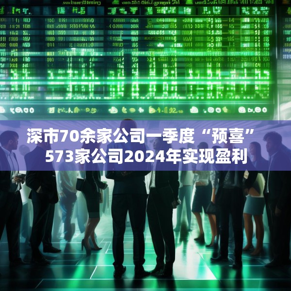 深市70余家公司一季度“预喜” 573家公司2024年实现盈利