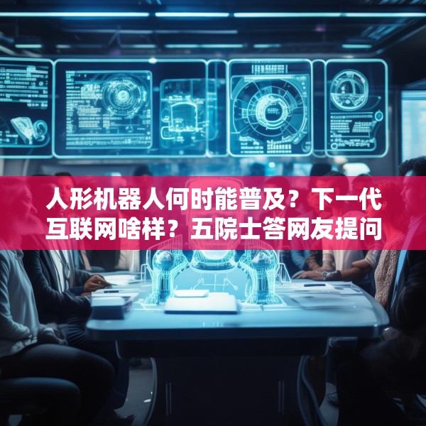 人形机器人何时能普及？下一代互联网啥样？五院士答网友提问