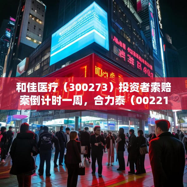 和佳医疗（300273）投资者索赔案倒计时一周，合力泰（002217）内幕交易索赔持续推进