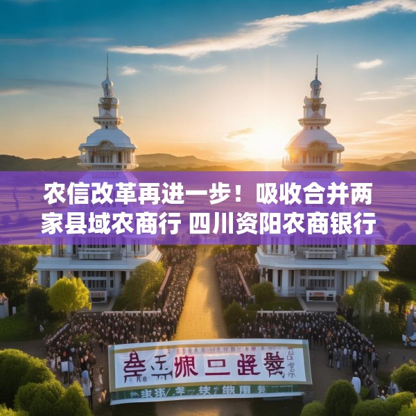 农信改革再进一步！吸收合并两家县域农商行 四川资阳农商银行组建市级统一法人银行