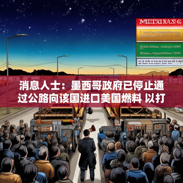 消息人士：墨西哥政府已停止通过公路向该国进口美国燃料 以打击非法交易