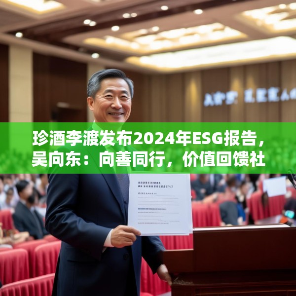 珍酒李渡发布2024年ESG报告，吴向东：向善同行，价值回馈社会