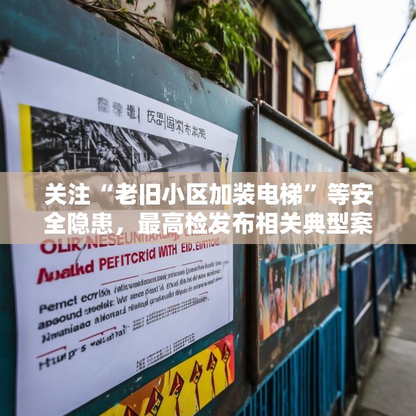 关注“老旧小区加装电梯”等安全隐患，最高检发布相关典型案例