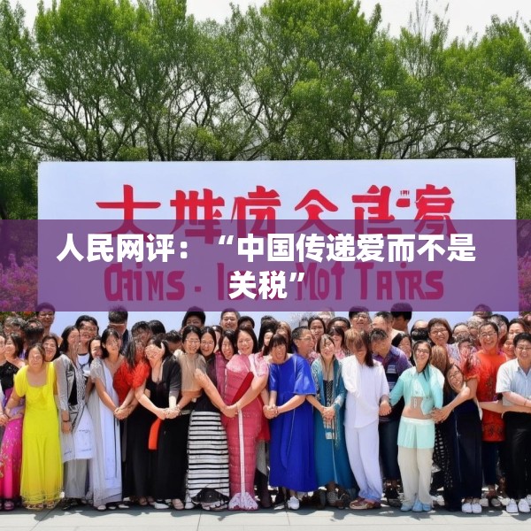 人民网评：“中国传递爱而不是关税”