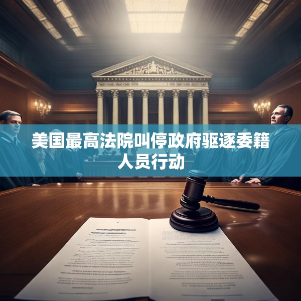 美国最高法院叫停政府驱逐委籍人员行动