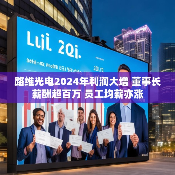 路维光电2024年利润大增 董事长薪酬超百万 员工均薪亦涨