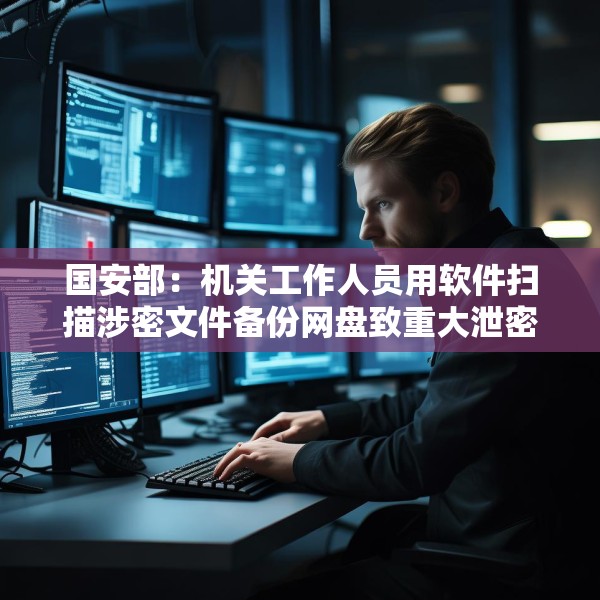 国安部：机关工作人员用软件扫描涉密文件备份网盘致重大泄密