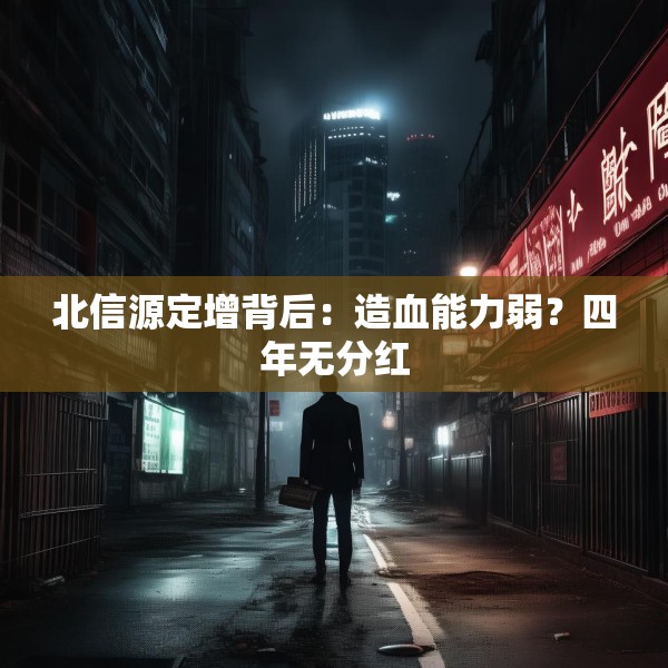 北信源定增背后：造血能力弱？四年无分红