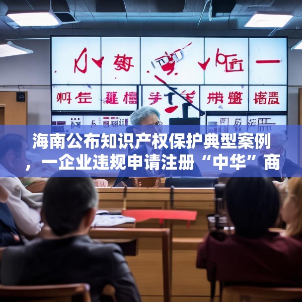 海南公布知识产权保护典型案例，一企业违规申请注册“中华”商标被处罚