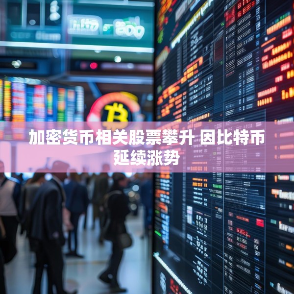 加密货币相关股票攀升 因比特币延续涨势