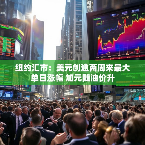 纽约汇市：美元创逾两周来最大单日涨幅 加元随油价升